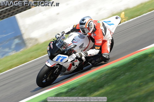 2008-05-11 Monza 0884 Supersport - Miguel Praia - Honda CBR600RR